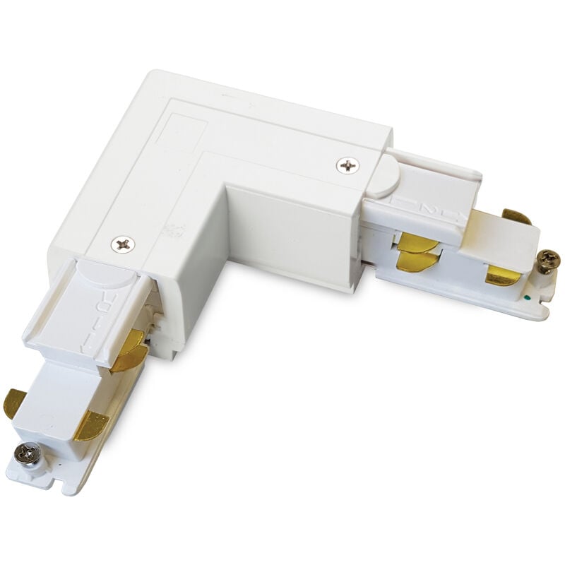 foto del prodotto connettore a l sinistro dali 1-10v link alluminio bianco