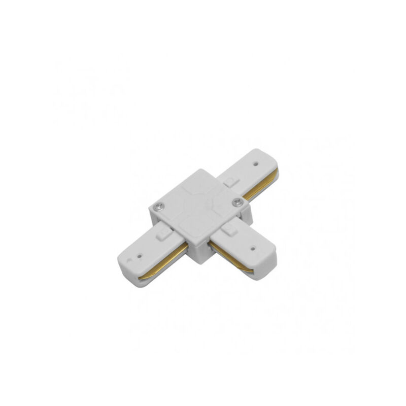 foto del prodotto connettore a t bianco 2 fili 1,5x6,5x9,5 cm
