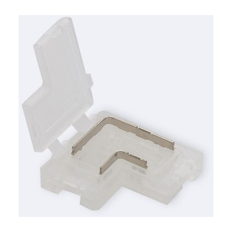 foto del prodotto connettore a t hippo per strisce led 12 24v dc cob ip20 larga 8mm 8 mm