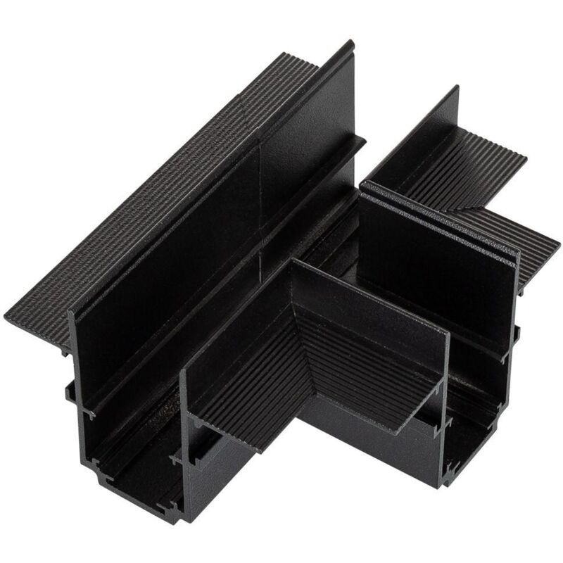 foto del prodotto connettore a t per binario magnetico da incasso 20mm nero