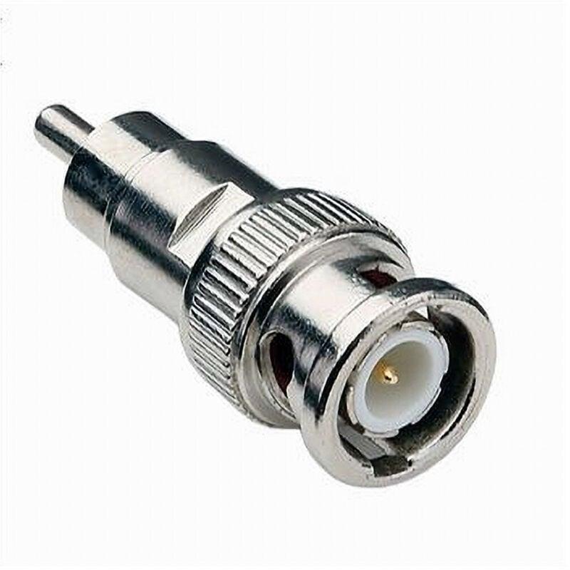 foto del prodotto connettore adattatore da bnc maschio a rca maschio videosorveglianza c-bnc10 - - maxtech
