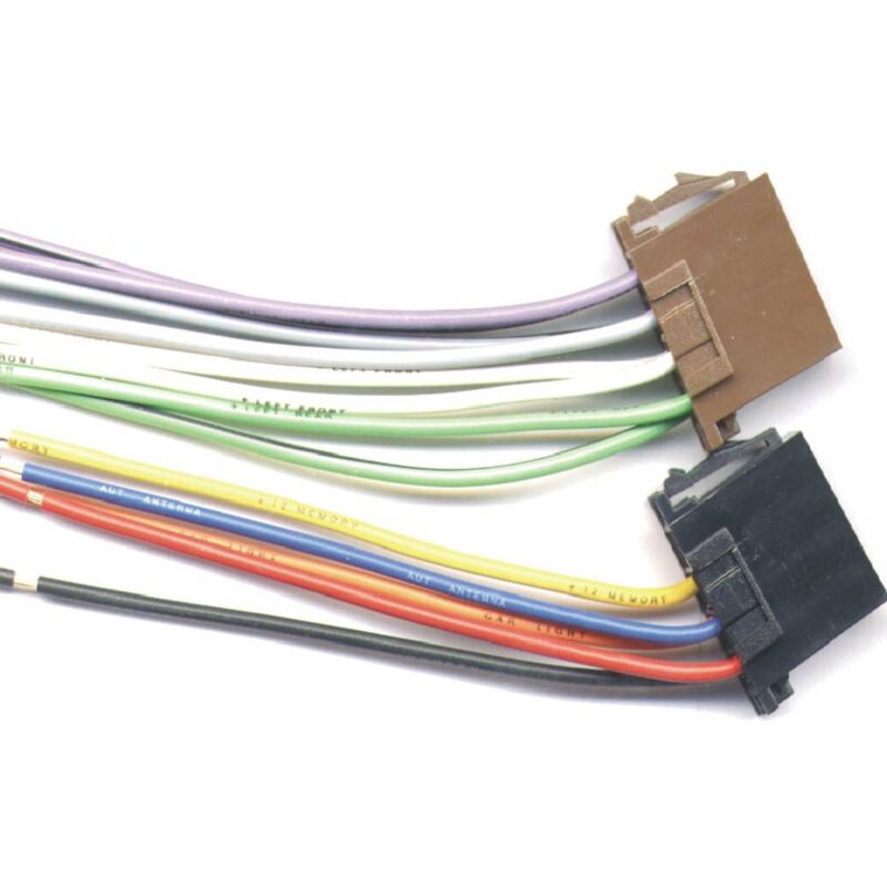 foto del prodotto connettore adattatore iso adatto per marca auto universal hp autozubeh r