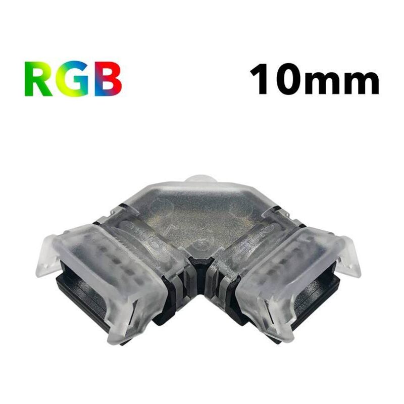 foto del prodotto connettore angolare l striscia led smd rgb 12v 24v 4 pin 
