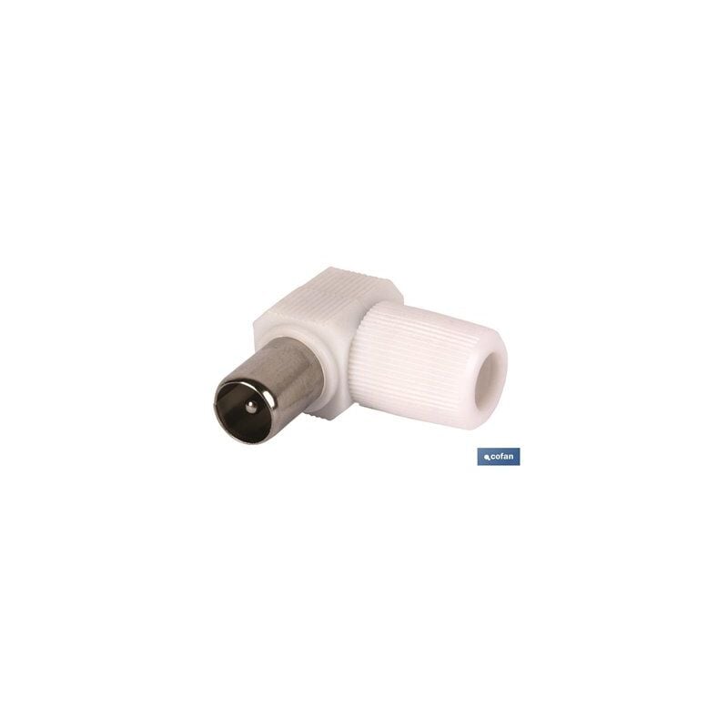 foto del prodotto connettore antenna maschio a gomito 9,5 mm 