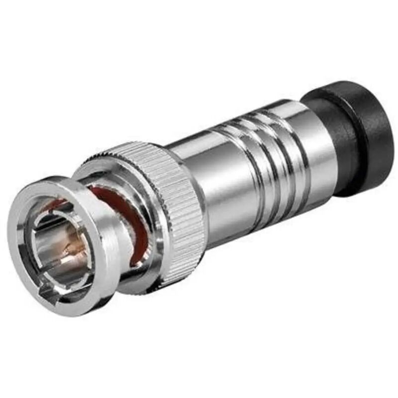 foto del prodotto connettore bnc spina volante maschio a crimpare pressione 75 ohm