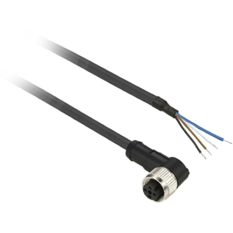 foto del prodotto connettore con cavo 5 mt m8 90 4 poli xzcp1041l5 schneider