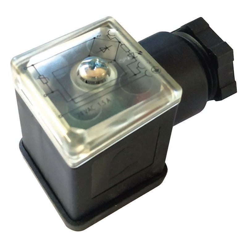 foto del prodotto connettore con led e raddrizzatore connettore con led 12v cn 0050 l