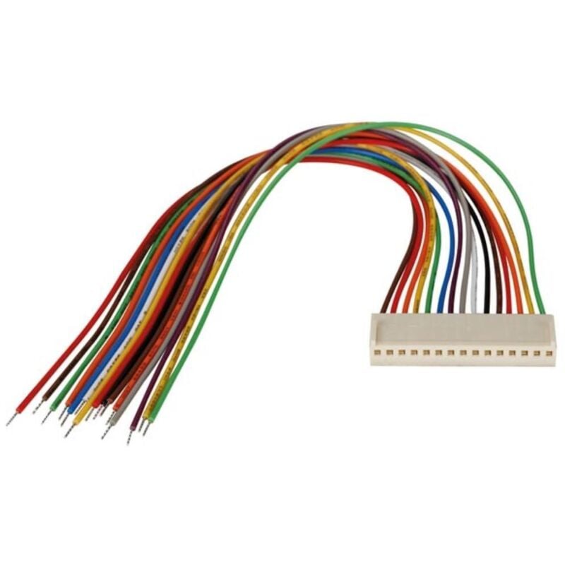 foto del prodotto connettore da scheda a filo femmina 15 contatti 20 cm
