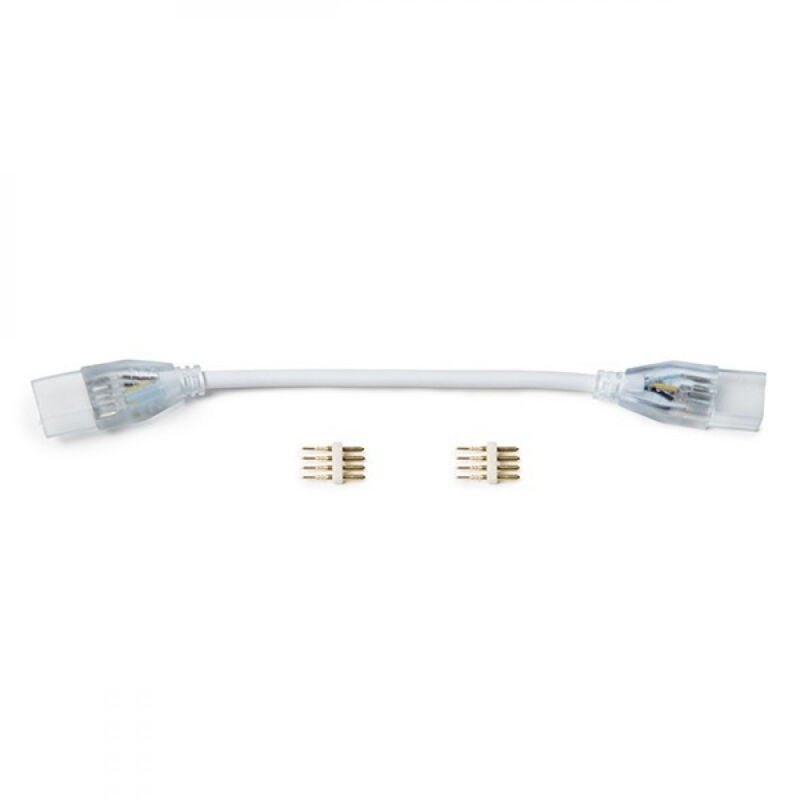 foto del prodotto connettore del cavo 2 strisce leds 220vac rgb ho cc 220 rgb 