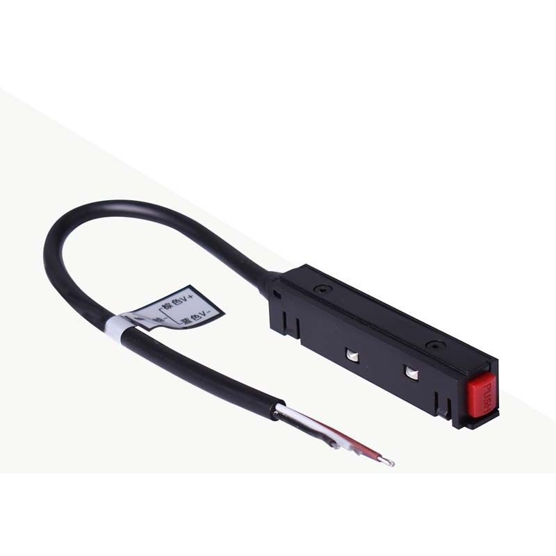 foto del prodotto connettore di avviamento cablato per binario magnetico 48v