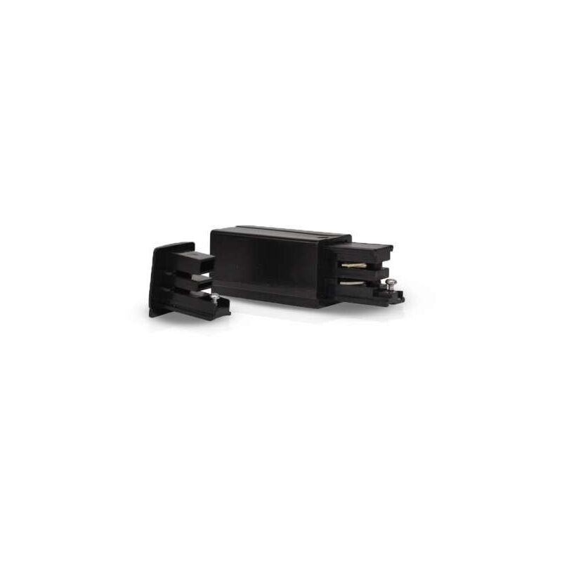 foto del prodotto connettore di illuminazione triphas rail led nero ac220 240v 16a destra