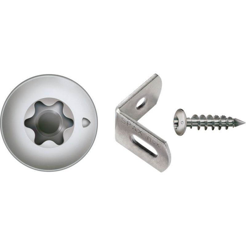 foto del prodotto connettore di recinzione acciaio inossidabile a2 , 7 x 35 mm , 8 stk. spax