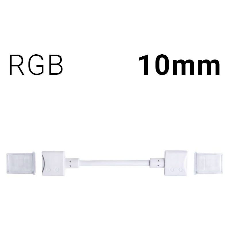 foto del prodotto connettore domestico per striscia rgb da 10 mm ip68 a striscia