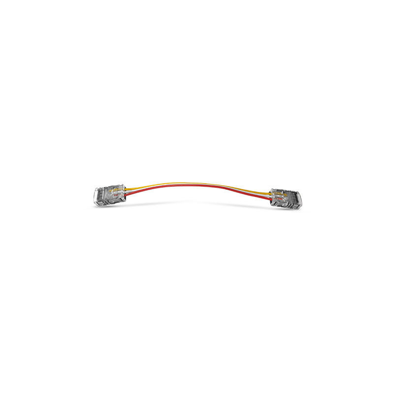 foto del prodotto connettore doppio cavo cct ip20 accessorio per fasce a led da 10 mm facile connessione installazione veloce