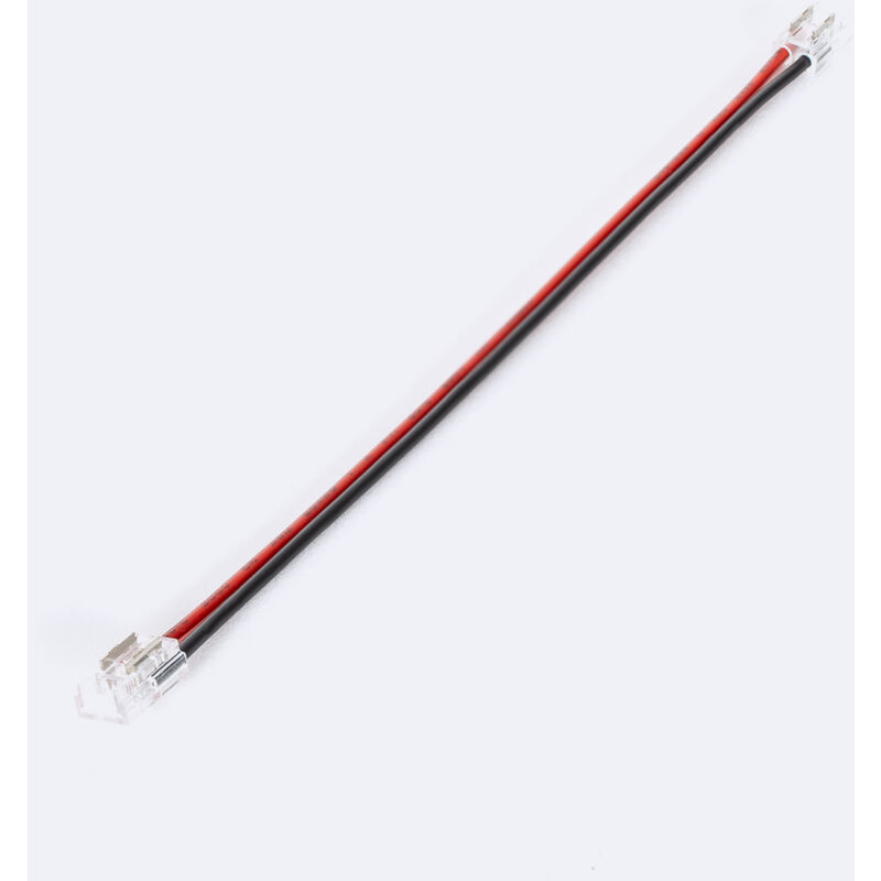 foto del prodotto connettore doppipo con cavo striscia led 24v dc smd cob ip20 larga 5mm super stretta 5 mm