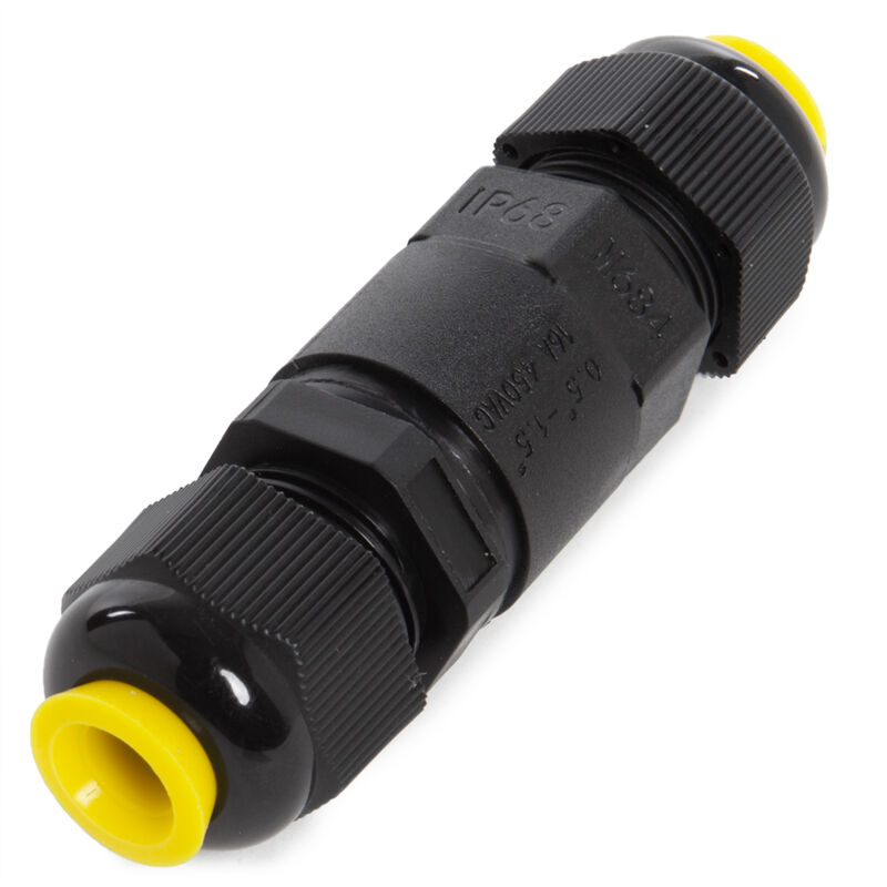 foto del prodotto connettore dritto ip68 nero