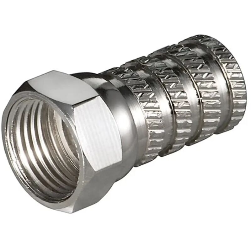 foto del prodotto connettore f antenna spina f avvitare digitale terrestre rame 4 mm 1 pezzo