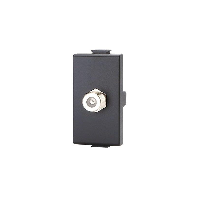 foto del prodotto connettore f tv sat diretto abm nero