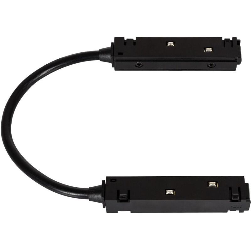 foto del prodotto connettore flessibile angolare per binario magnetico 20mm nero