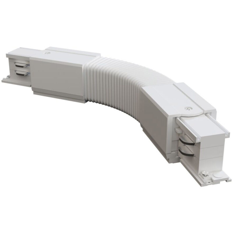 foto del prodotto connettore flessibile per binario plastica bianco