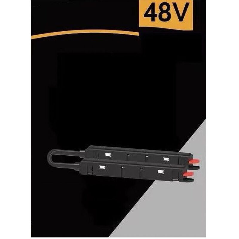 foto del prodotto connettore giunzione angolare installabile guida binario magnetico nero 48v mk-j - - trade shop traesio