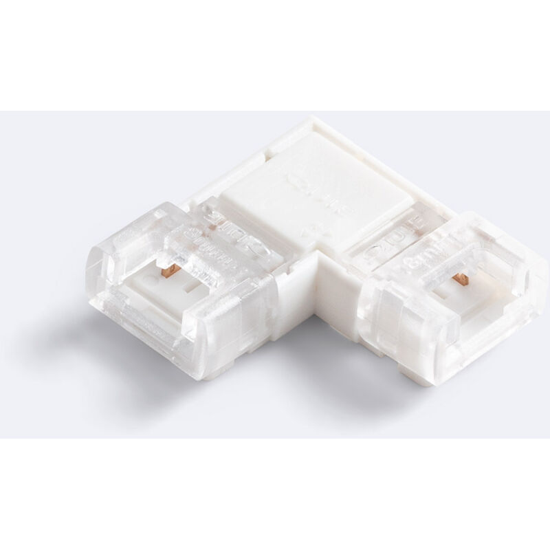 foto del prodotto connettore hippo ad l per strisce led monocolare 12-24v dc ancho 8 mm 8 mm