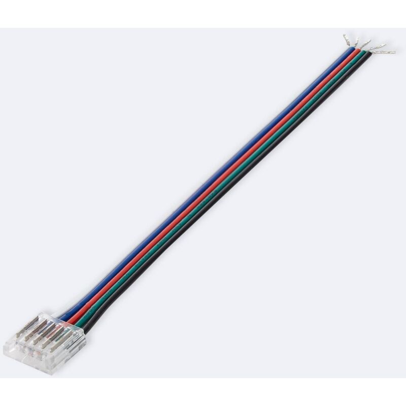 foto del prodotto connettore hippo con cavo per strisce led rgbw 12 24v dc smd ip20 larga 12mm 12 mm