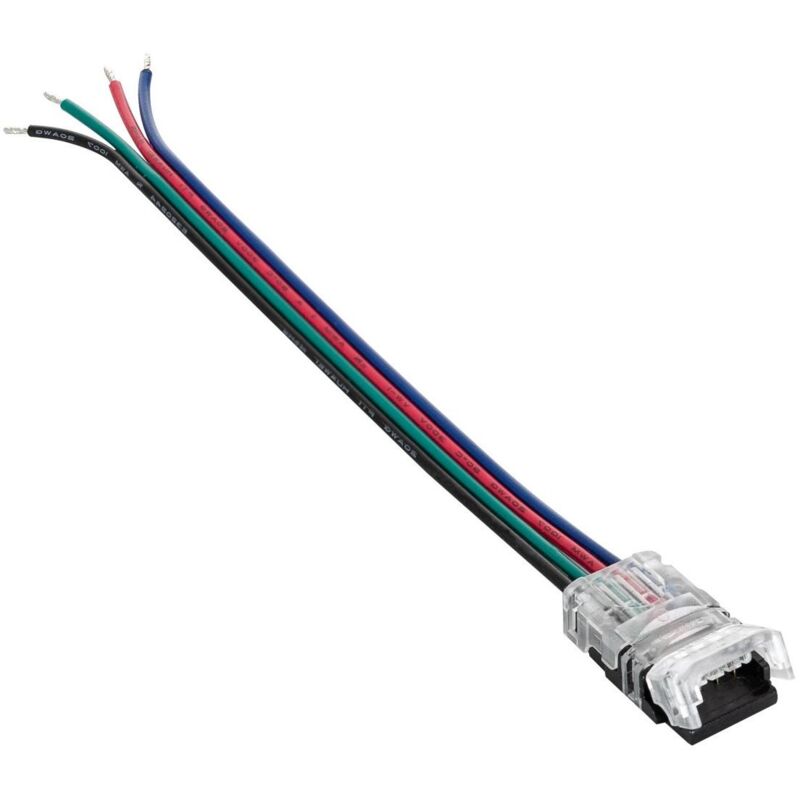 foto del prodotto connettore hippo con cavo per striscia led ip20 rgb