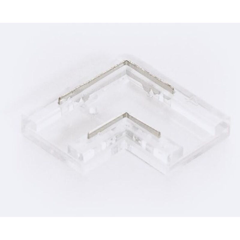 foto del prodotto connettore hippo mini ad l per striscia led cob ip20 10 mm