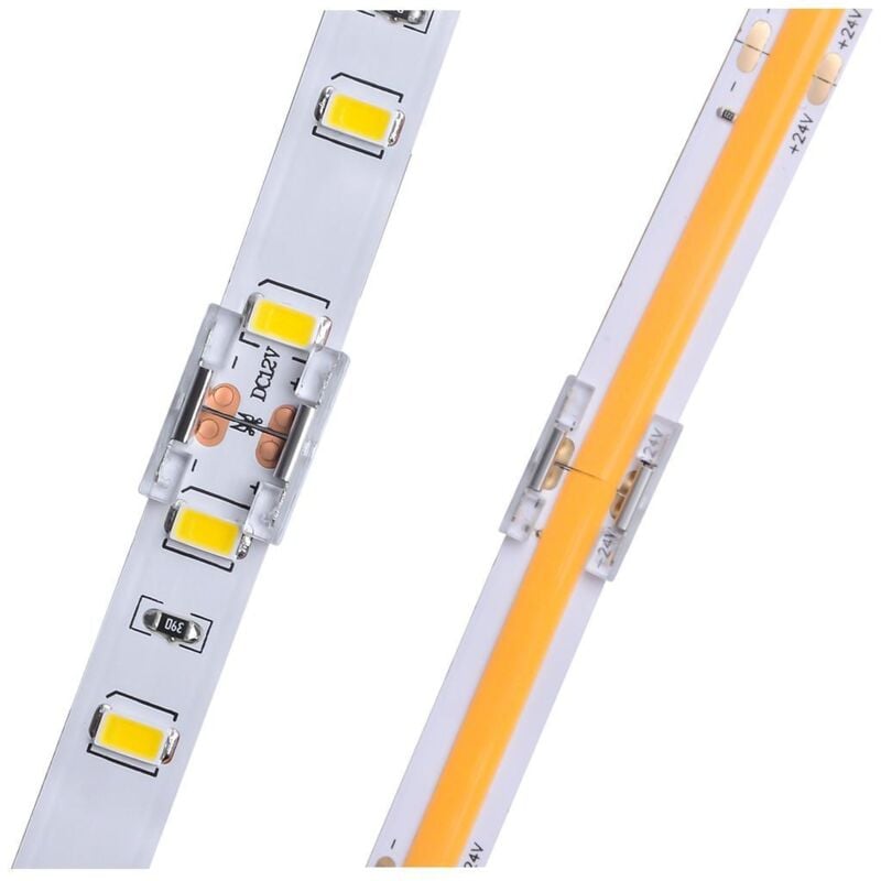 foto del prodotto connettore hippo per collegare striscia led cob 10mm ip20 10 mm