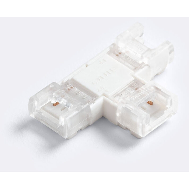 foto del prodotto connettore hippo t per strisce led monocolore 12 24v dc larga 8 mm 8 mm