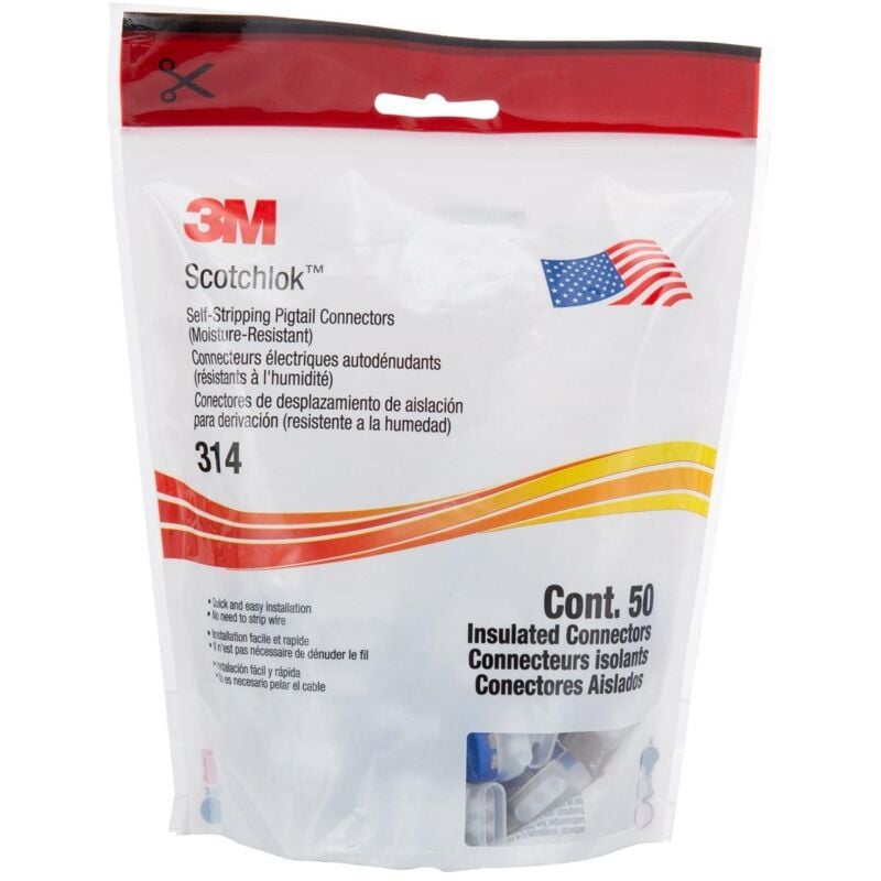 foto del prodotto connettore icd 314 scotchlok 3m antiumidit ip67 50 un 3m 7000005979 idc 50 azzurro