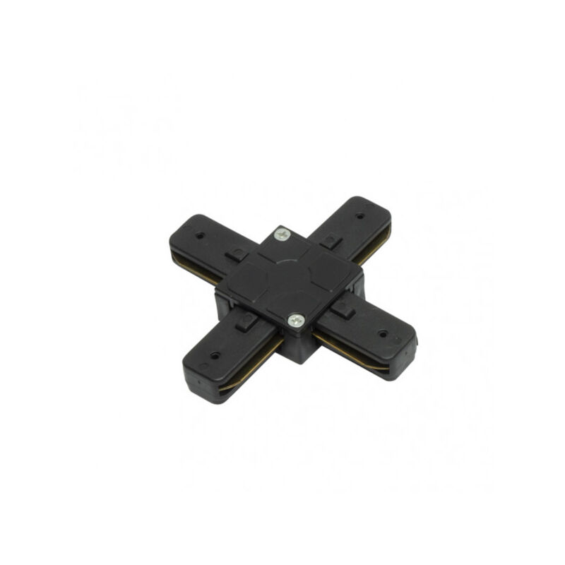 foto del prodotto connettore in x pindal nero 2 fili 1,5x9,5x9,5 cm