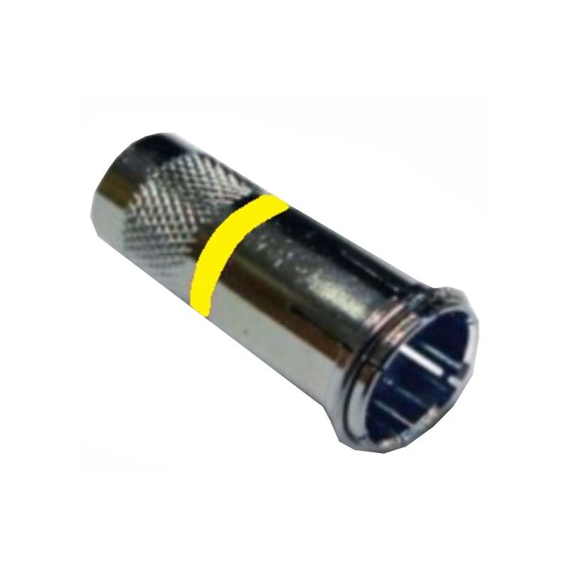 foto del prodotto connettore innesto rapido per cavi satellitari e per tv terrestre tipo f a vite per cavo 6,6mm 287195