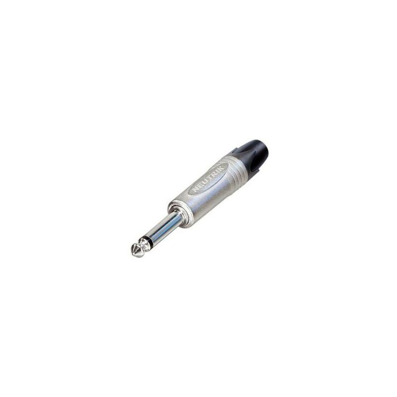 foto del prodotto connettore jack, maschio a 2 pin, 6,3 mm, nichel
