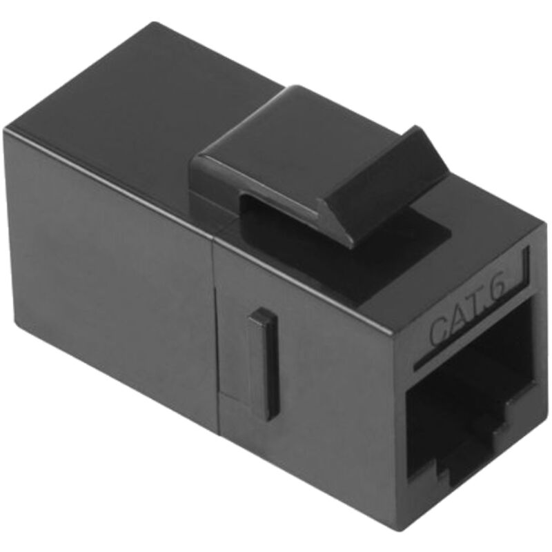 foto del prodotto connettore keystone h h rj45 utp cat.6 nero phk 2200 phasak