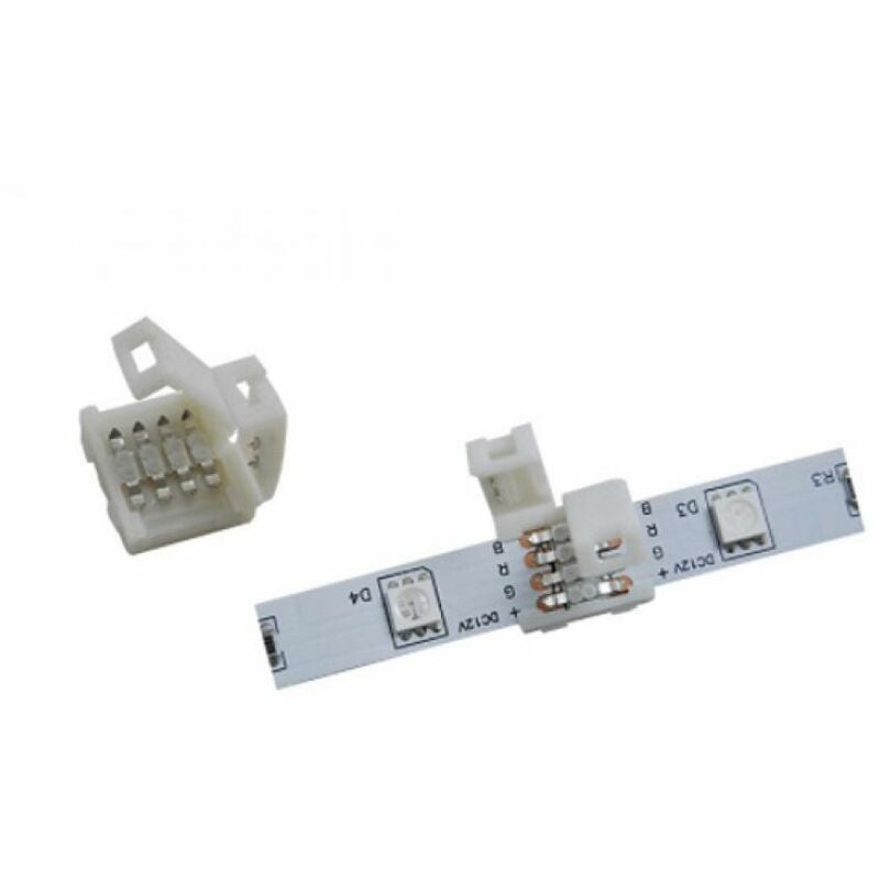 foto del prodotto connettore led connettore rapido lineare per strip 12 24v striscia led modello rgb 3528 5050 3528 chipades 2835 femm femm conn2835 ff lampo