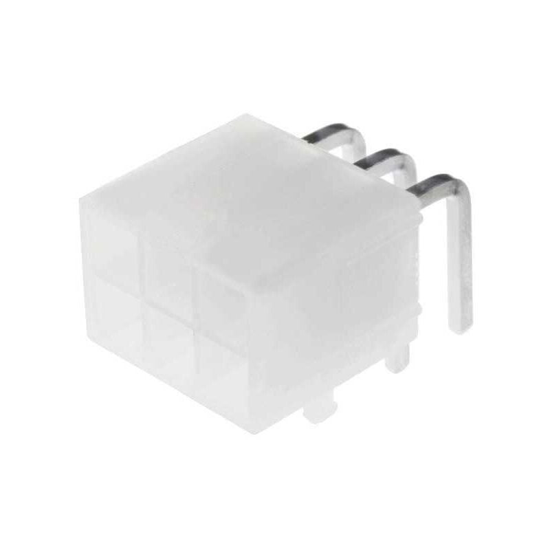 foto del prodotto connettore mini fit maschio 6 vie pcb 90 