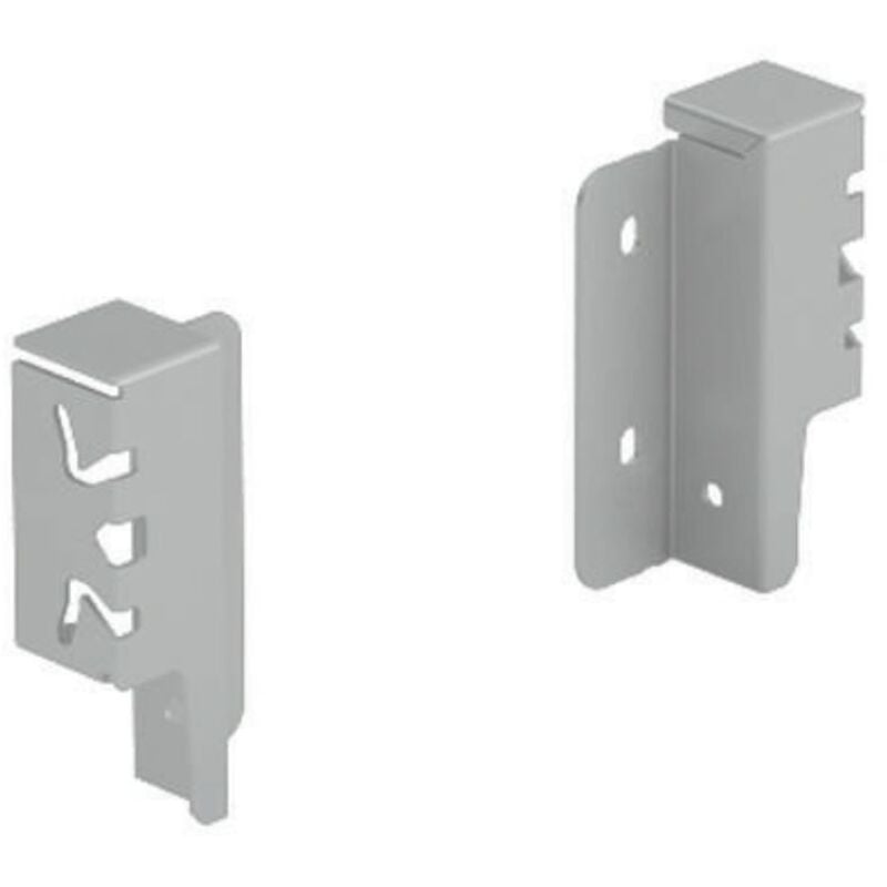 foto del prodotto connettore pannello posteriore arcitech acciaio argento hettich