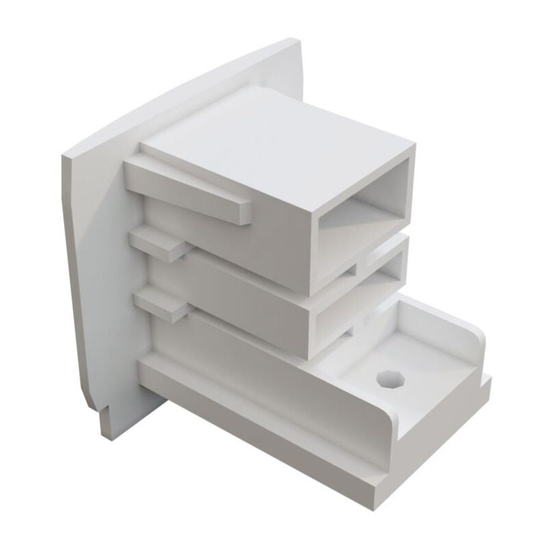 foto del prodotto connettore per binario plastica 3,1cm bianco