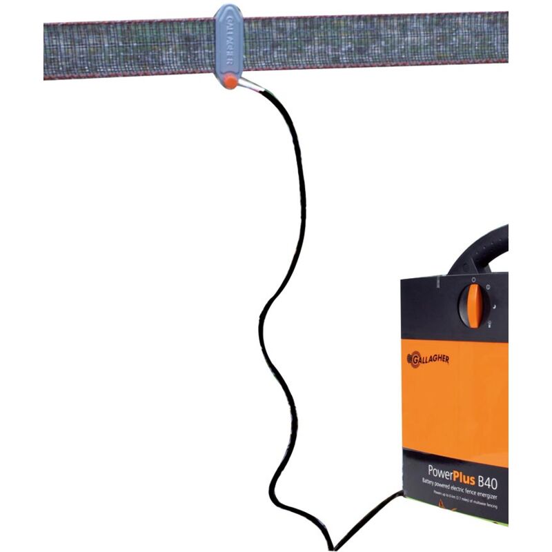 foto del prodotto connettore per collegamento tra nastro ed elettrificatore 130 cm