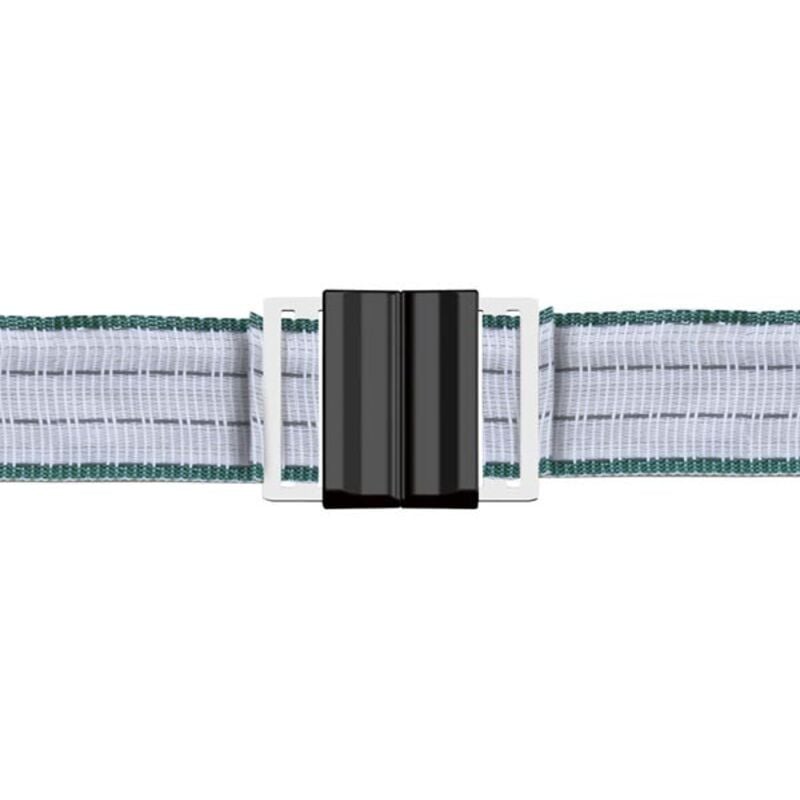 foto del prodotto connettore per fettuccia litzclip acciaio inox blister da 5 pezzi con supporti