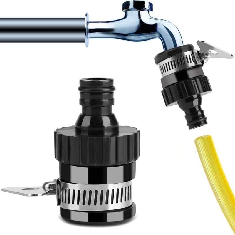 foto del prodotto connettore per rubinetto, adattatore per rubinetto, connettore universale per rubinetto, adattatore per tubo flessibile per rubinetto dell acqua da