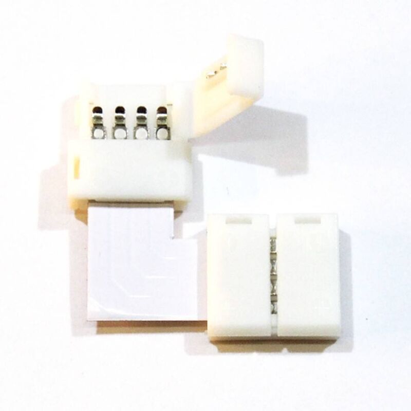 foto del prodotto connettore per strisce led 12v rgb 10 mm per angoli a 90 
