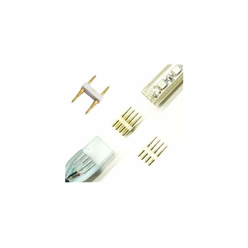 foto del prodotto connettore per striscia led matel 230v 2 pin