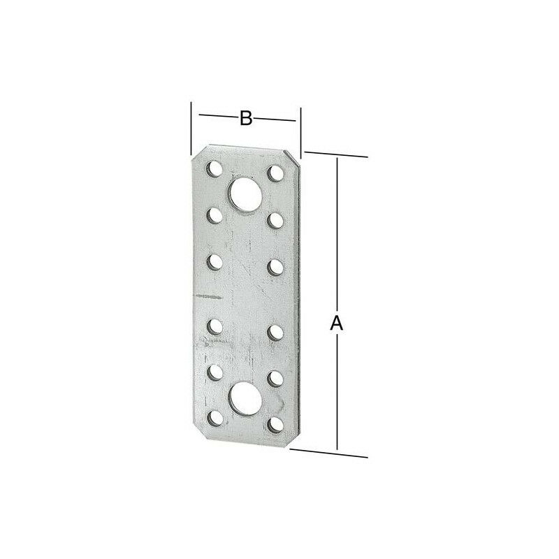 foto del prodotto connettore piatto 136x55 galva .. questo