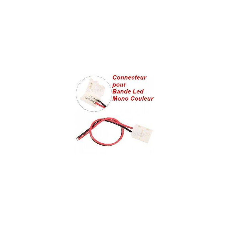 foto del prodotto connettore pre filled clip per banda led 150mm mono color