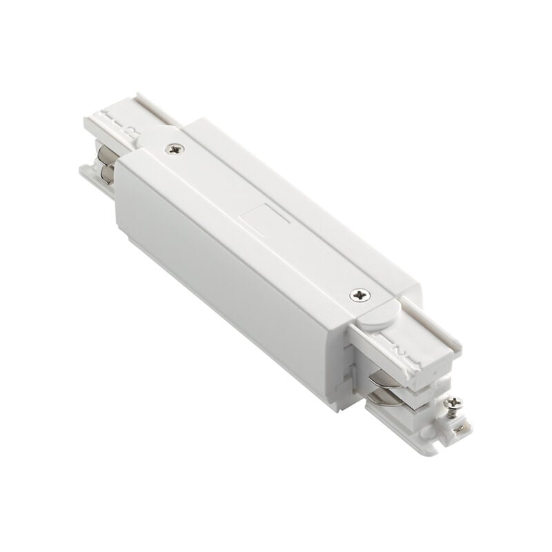 foto del prodotto connettore principale centrale on-off link alluminio bianco senza finiture