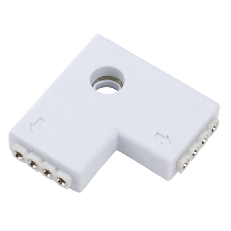 foto del prodotto connettore rapido l femmina striscia led rgb 12 24vdc