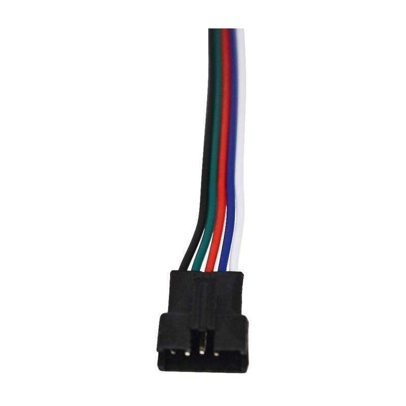 foto del prodotto connettore rapido maschio a 5 pin per striscia led ip20 rgbw